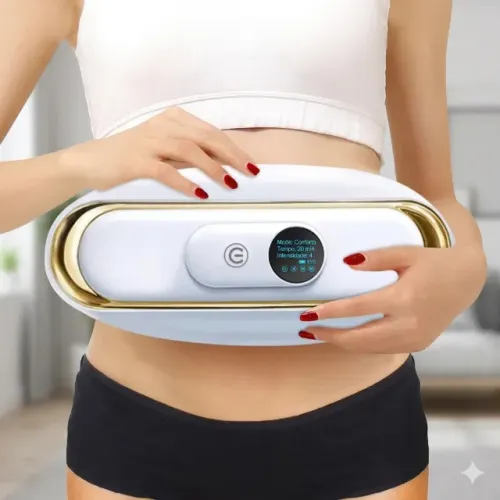 Massageador para Cintura e Abdômen Kapbom KA-2780 com Vibração de Alta Frequência