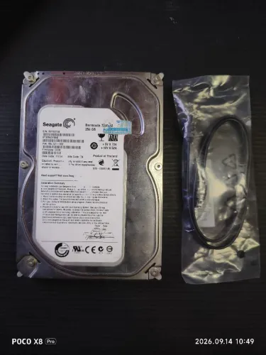 HDD da Seagate de 250GB + Cabo sata
