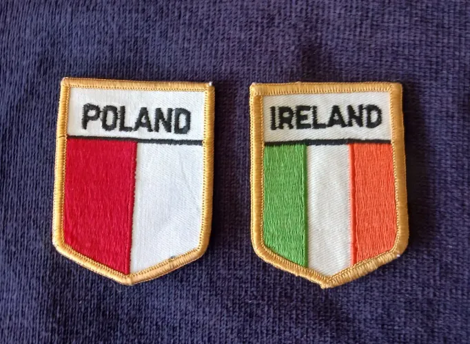 Patch Seleções Polonia e Irlanda