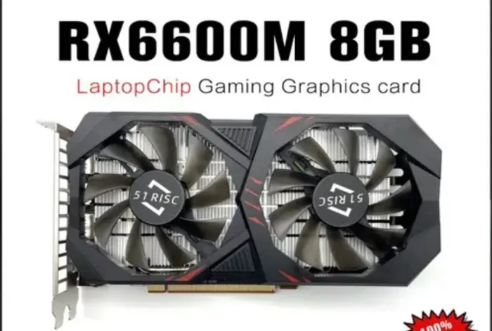 Placa de vídeo RX6600m 8gb