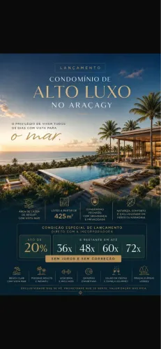 Lote em condomínio de luxo no aracagy