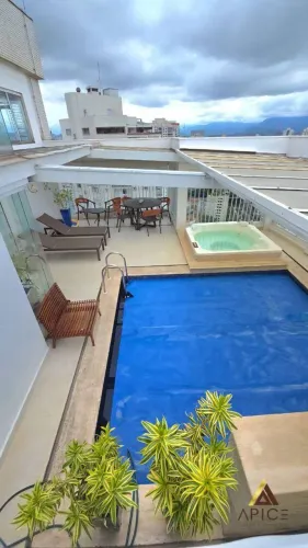 Cobertura com 4 suítes à venda, 657 m² por R$ 11.500.000 - Ponta da Praia - Santos/SP