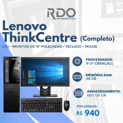 Computador Lenovo Completo - Muito barato!