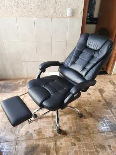 Cadeira executiva presidente ergonômica reclinável