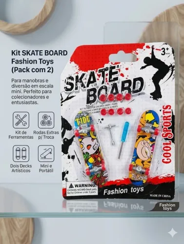 Skate de dedo para crianças