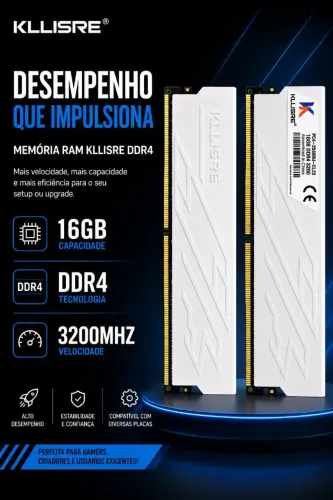 Vendo apenas um pente de memória ram ddr4 16gb 3200mhz