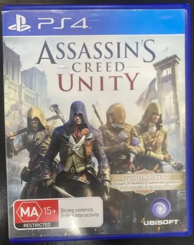 ASSASSINS CREED UNITY PS4 Mídia Física