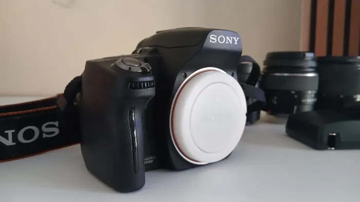 Câmera sony A390 + 3 lentes 