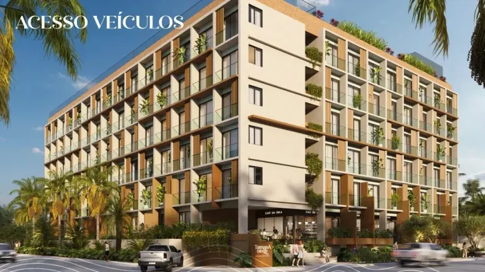 CARNEIROS - FLAT 23 m² com infraestrutura de resort e próximo a Vila do Padre Arlindo