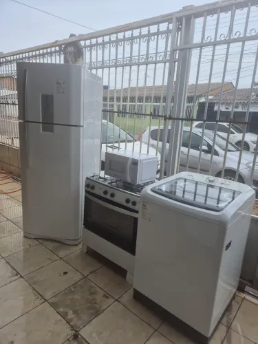 Geladeira fogão micro-ondas máquina entrego