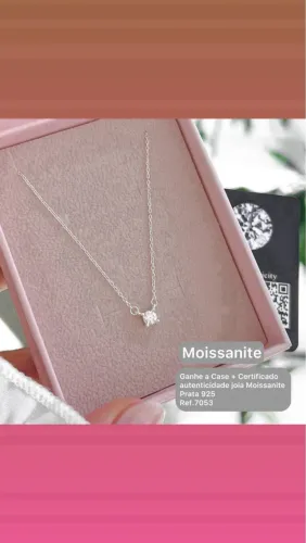 Colar Moissanite