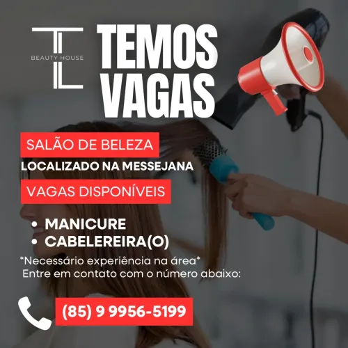 VAGA DE EMPREGO - Salão de beleza
