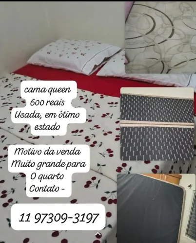 Cama box queem 
