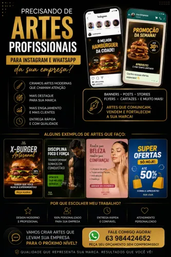 Criação de artes 
