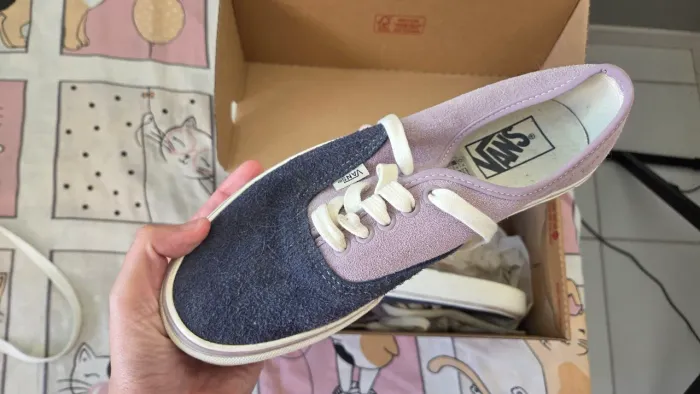 Vans Authentic n° 38 na caixa