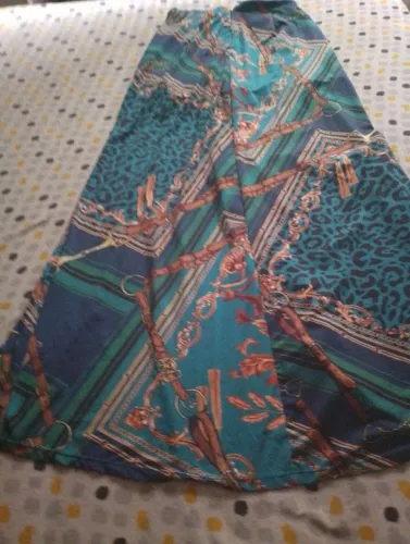 Saía longa estampada