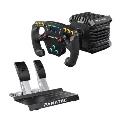 Base + Pedais + Volante F1 FANATEC