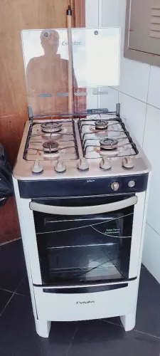 Fogão 4 bocas Esmaltec Super Forno Autolimpante