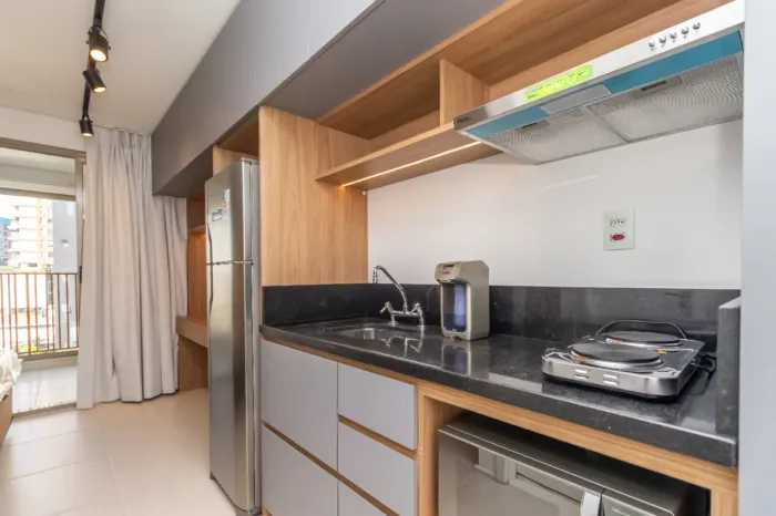 Studio para venda e locação em Vila Madalena com 1 quarto, sendo 1 suíte, 27m²