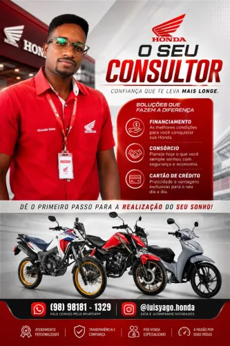 Vendo moto 0k e seminovos - fale comigo no whatsapp ou Presencialmente