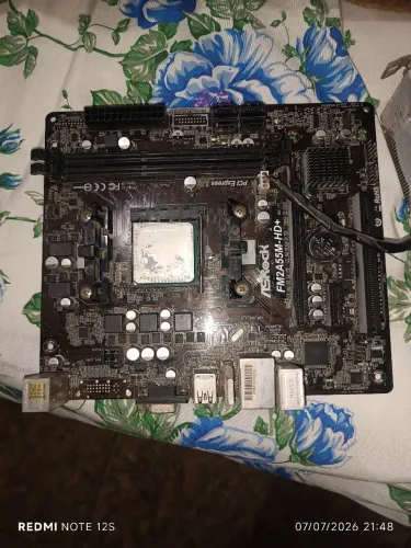 Placa mãe e processador