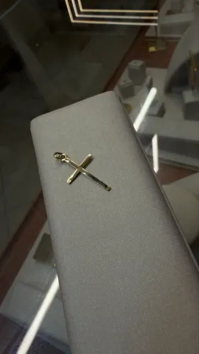 Pingente crucifixo ouro