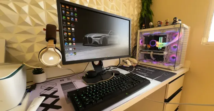 PC Gamer CPU+MONITOR+TECLADO+CADEIRA