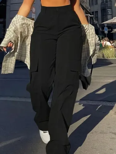 Calça cargo preta 