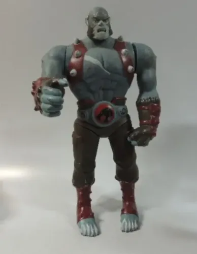 BONECO GRANDE THUNDERCATS - PANTHRO - BANDEIRANTES - TAMANHO 43 CM - VENDIDO COMO FOTOS