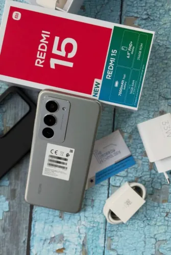 Redmi 15 - Tooooop - 128/6 - Cinza - Silver - GLOBAL + Entrega Grátis