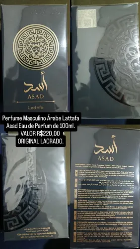 Perfume Masculino Árabe Lattafa Asad Eau de Parfum de 100ml.ORIGINAL LACRADO