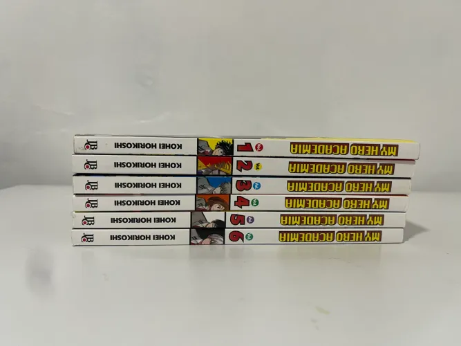 Mangás boku no hero 1-6
