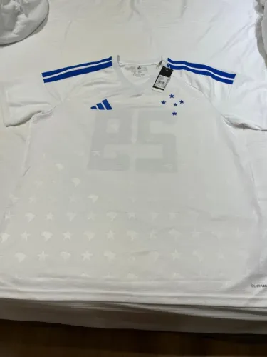 Camisa Oficial Adidas Cruzeiro Branca 2026 - Tamanho 2XL (EGG)