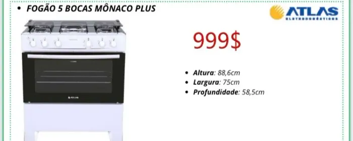Fogão Eloísa