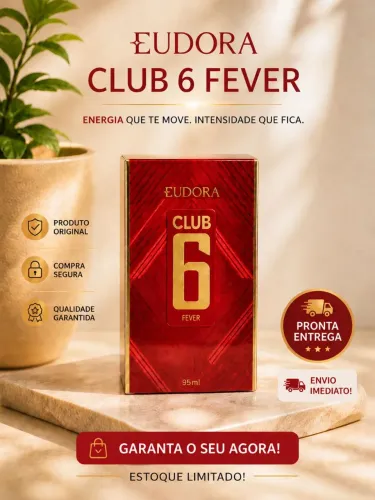 Ofertasso club6 fever Eudora masculino 