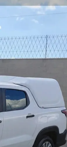 Capota de fibra fiat strada cabine dupla 