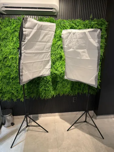 Kit de Softbox com lâmpadas dimerizáveis