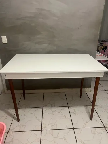 Mesa 4 cadeiras 120x70 ACEITO CARTÃO 