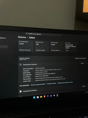 Notebook Gamer Lenovo Gaming 3i
