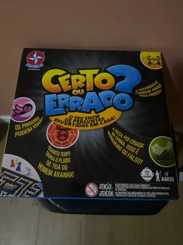 Brinquedos: Certo ou Errado, Dobble, Lince, Forca 