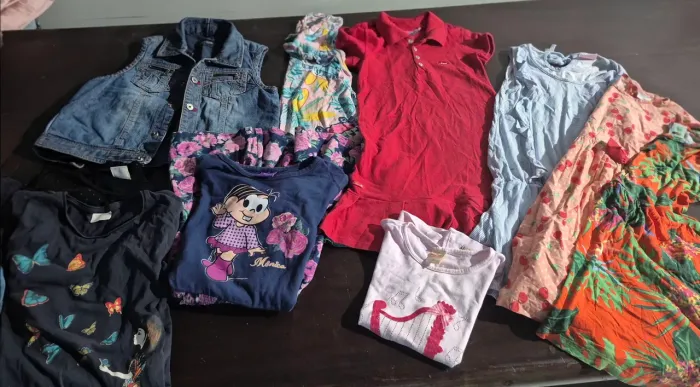 Kit lote menina tamanho 10 - marcas