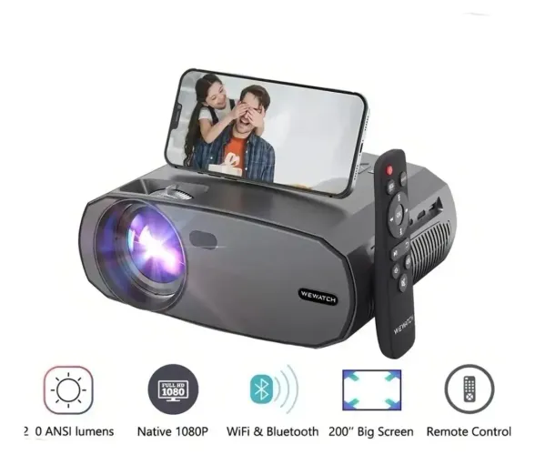 Projetor WEWATCH V50 Full HD 1080p - NOVO NA CAIXA!