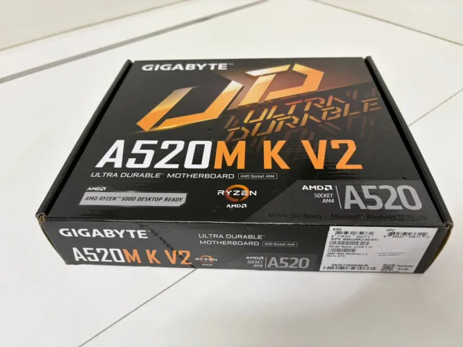 Placa mãe AMD A520 NOVA