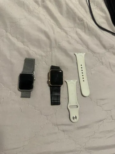 apple watch series 3 (rosê e prata) 