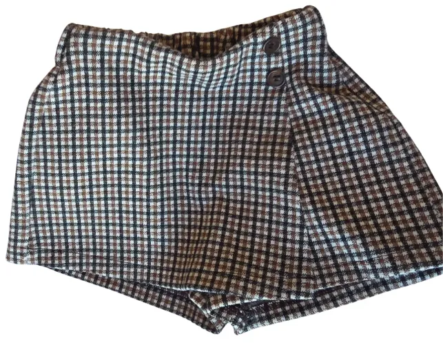 Saia Short Zara Veludo - tam 2-3 (98 cm)