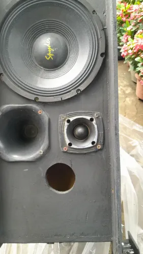 Caixa de som com quatro alto-falante de 12 polegadas 4 Super Tweeter e 4 super corneta