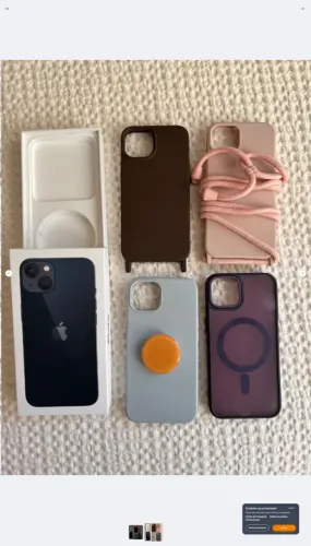 Caixa de iPhone 13 / 128 Gb / Preto (Meia-noite)