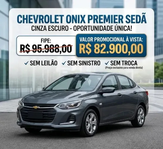 Chevrolet Onix Sedan Plus Premier 1.0 12V TB Flex Aut. 4P 2025