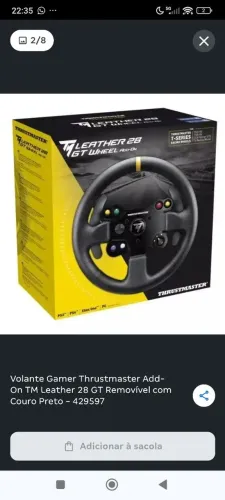 Thrustmaster Leather 28GT Wheel Add-On (for PC, PS4, XOne)