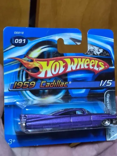Hot Wheels Error 1959 Cadillac No Blister Novo Com Erro de Fabricação